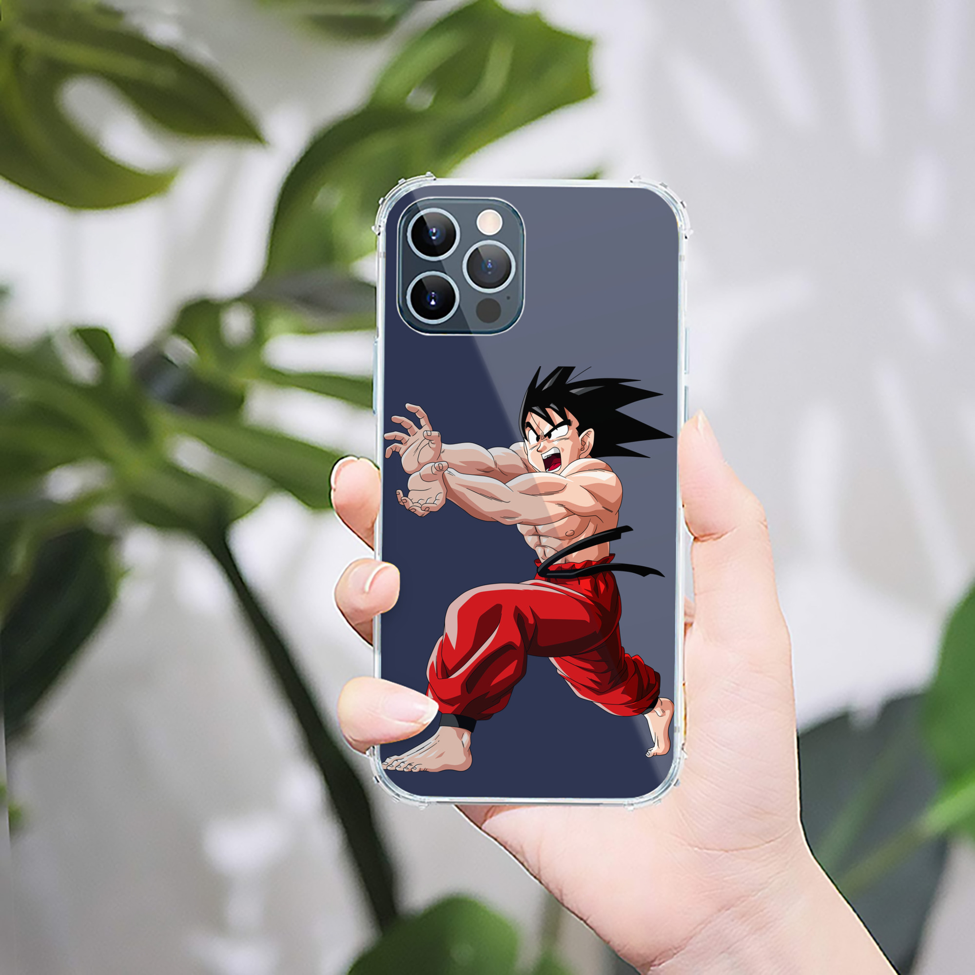 （画像用） ドラゴンボール 孫悟空（そん ごくう）Son Goku カカロット DRAGON BALL Kakarotto 【iPhone 12シリーズ対応】透明スマホケース（クリアソフトケース）